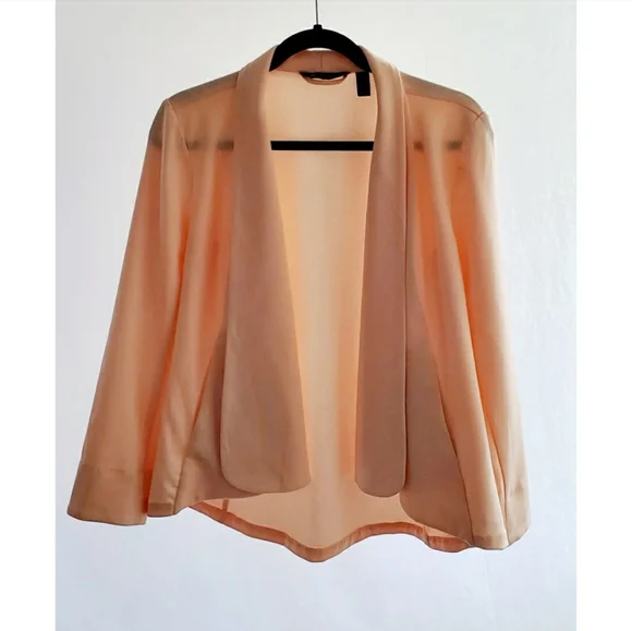 H by Halston Long Sleeve Front Blazer, size 4 - Picture 2 of 7